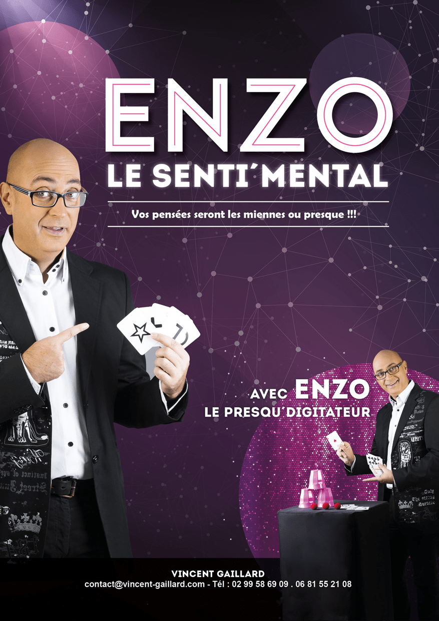 Affiche Enzo le SentiMental Mentalisme