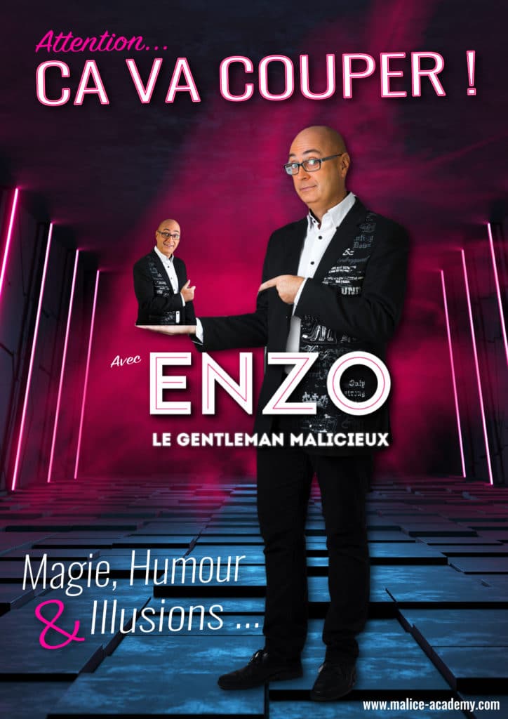 Affiche Spectacle Ca Va Couper