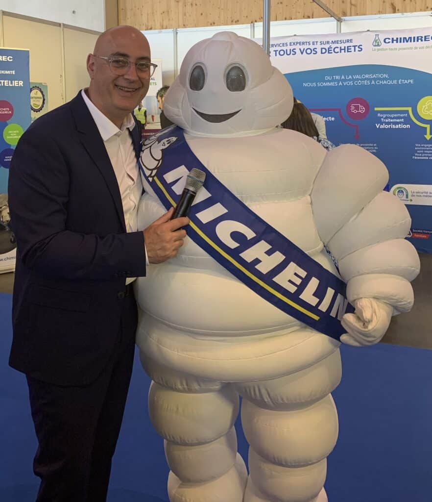 Vincent Gaillard et le Bonhomme Michelin 1