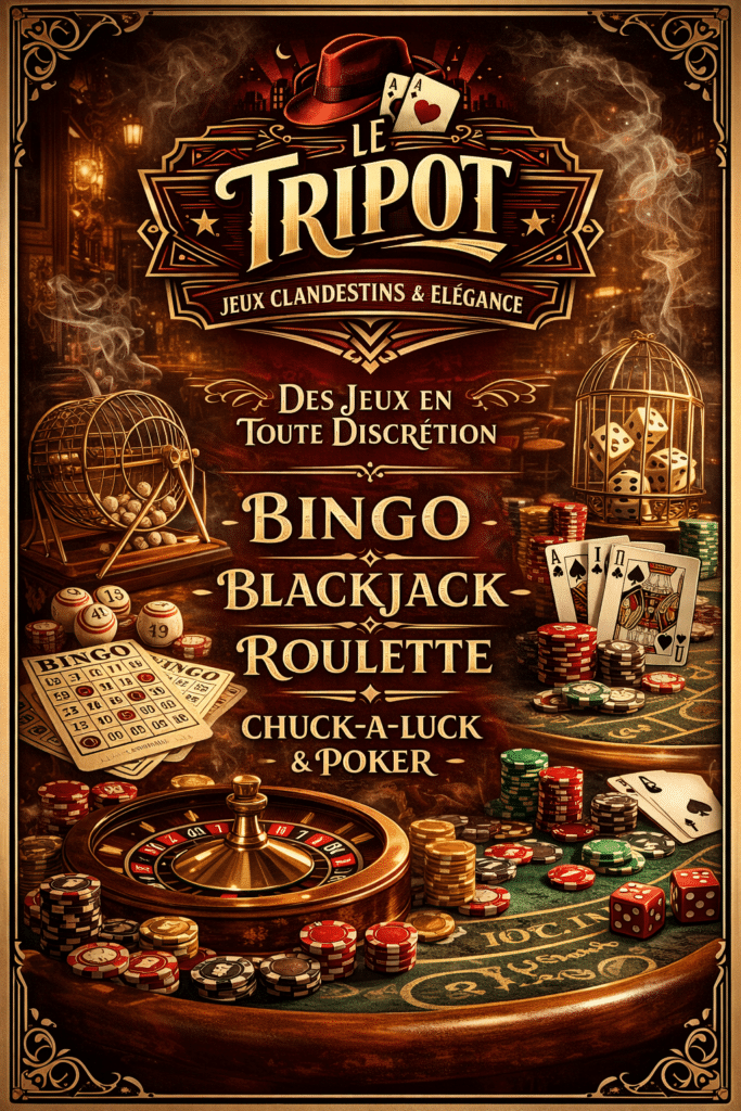 Affiche A4 Le tripot