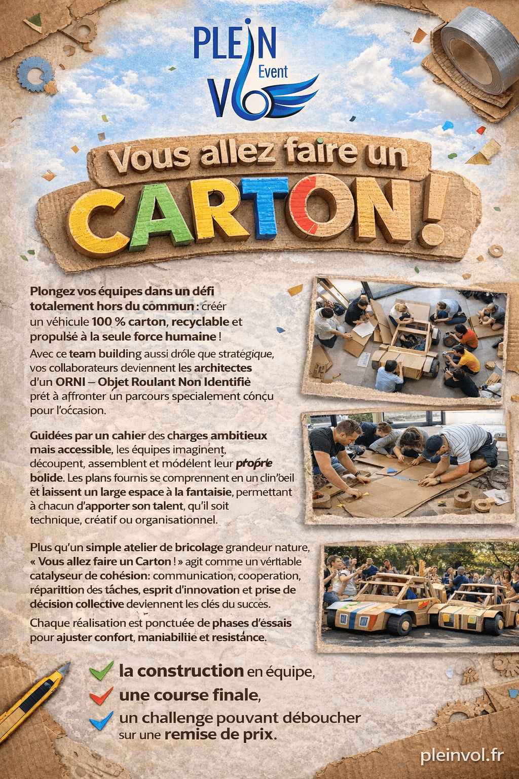 Verso Plaquette 22Vous allez cartonner22 Plein Vol