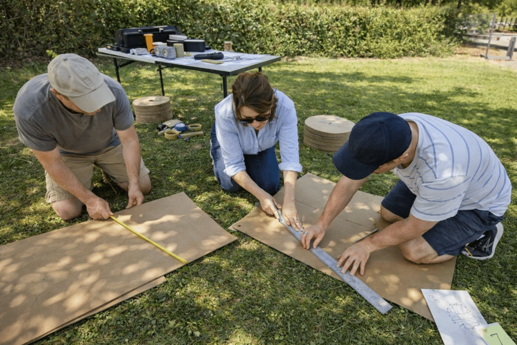 Voiture Carton Plein Vol Preparation et construction 2