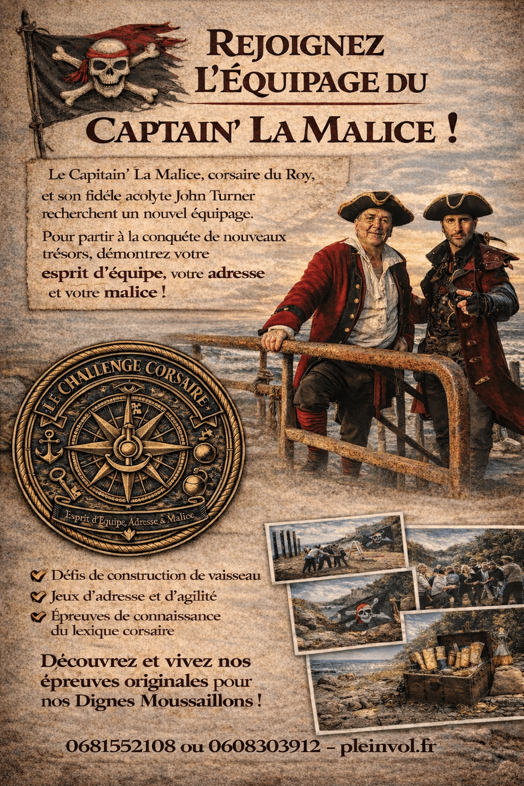 Affiche solo Challenge Corsaire 1